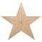 Nautical Star Unfinished Craft Wood Holiday Christmas Tree DIY Pre-Drilled Ornament